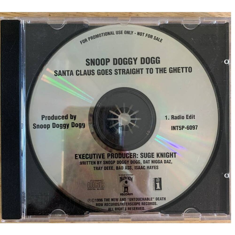 Snoop Doggy Dogg CD Santa Clause Goes Straight to the Ghetto Promotional Single